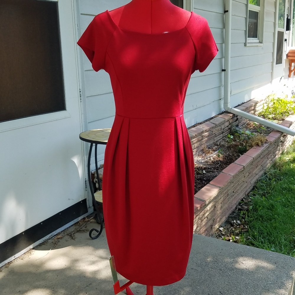 Red Cocktail/Wiggle Dress